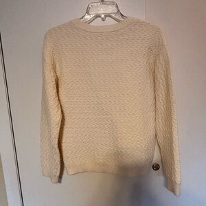 Cyrus Cream Textured Women's Sweater